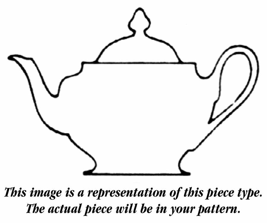 Beatrice Teapot & Lid by Castleton (USA)-1