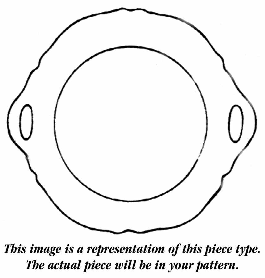 C2 Handled Cake Plate by Castleton (USA)-1