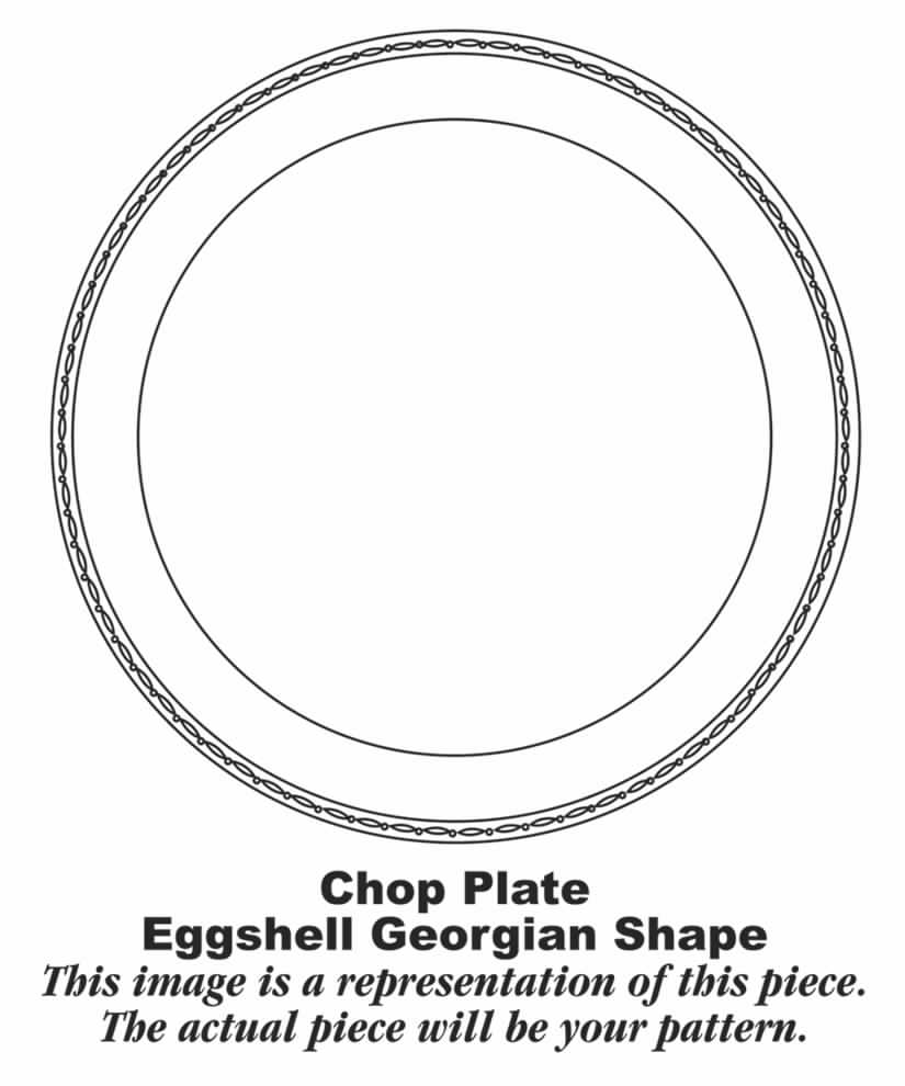 Roselane 13" Chop Plate (Round Platter) by Homer Laughlin -1