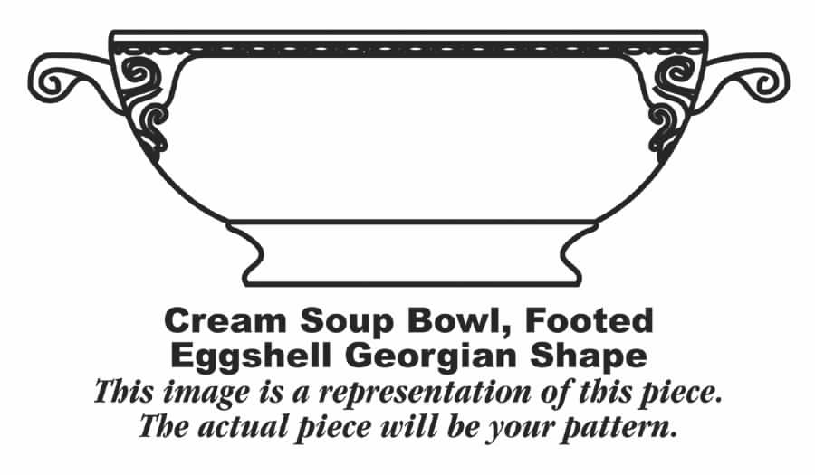 G3523 Footed Cream Soup Bowl by Homer Laughlin -1