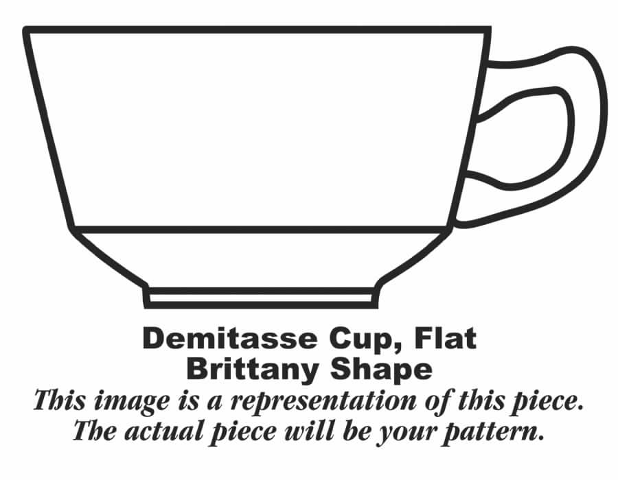 Acorn Flat Demitasse Cup by Homer Laughlin -1