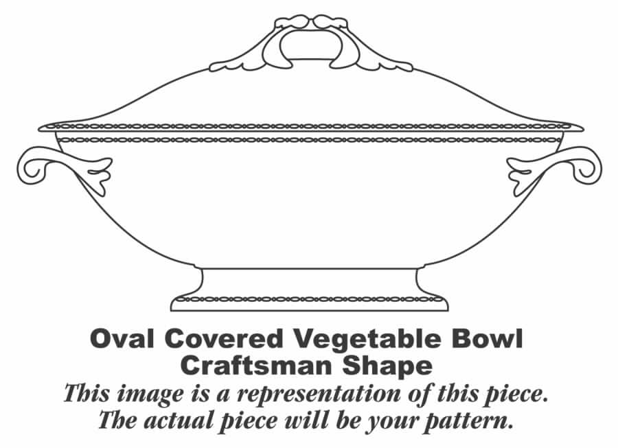 G168 Oval Covered Vegetable by Homer Laughlin -1