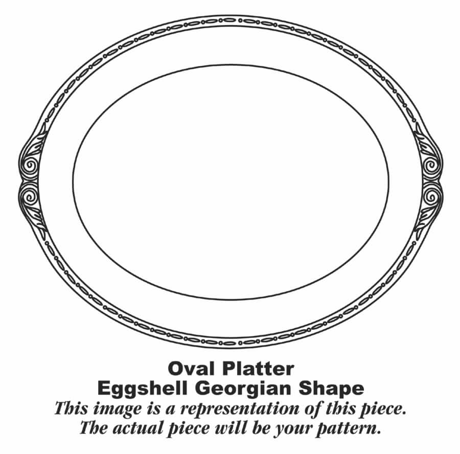 Monarch 12" Oval Serving Platter by Homer Laughlin -1