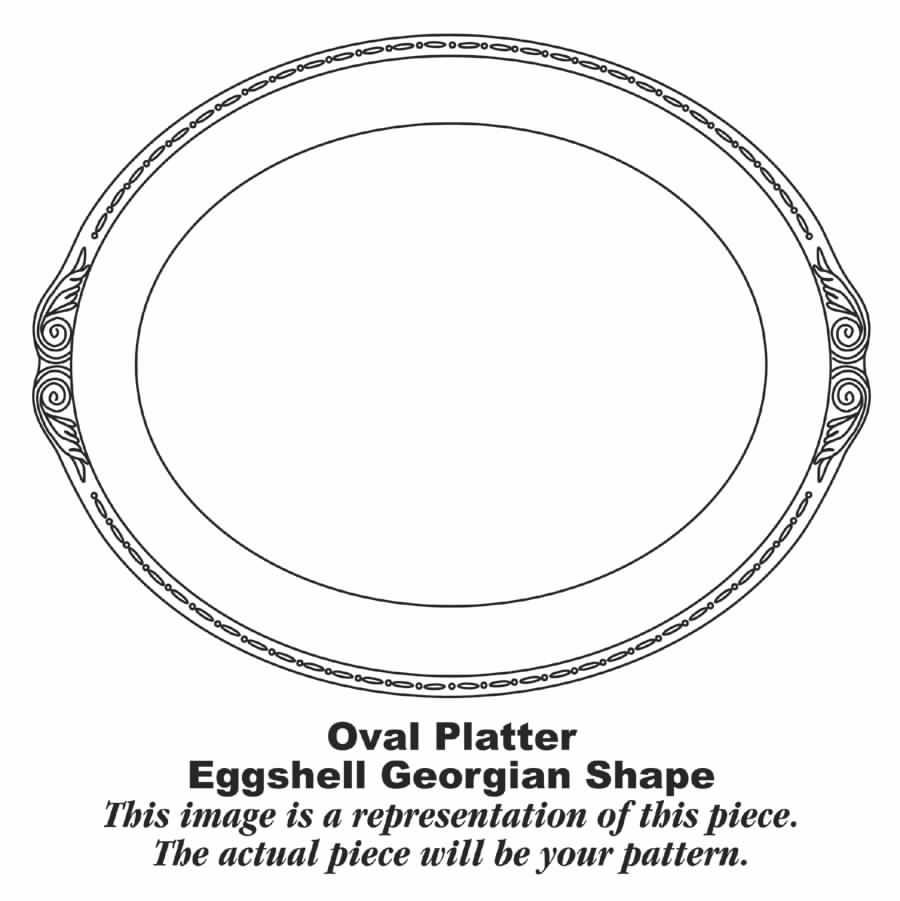 G3352 15" Oval Serving Platter by Homer Laughlin -1