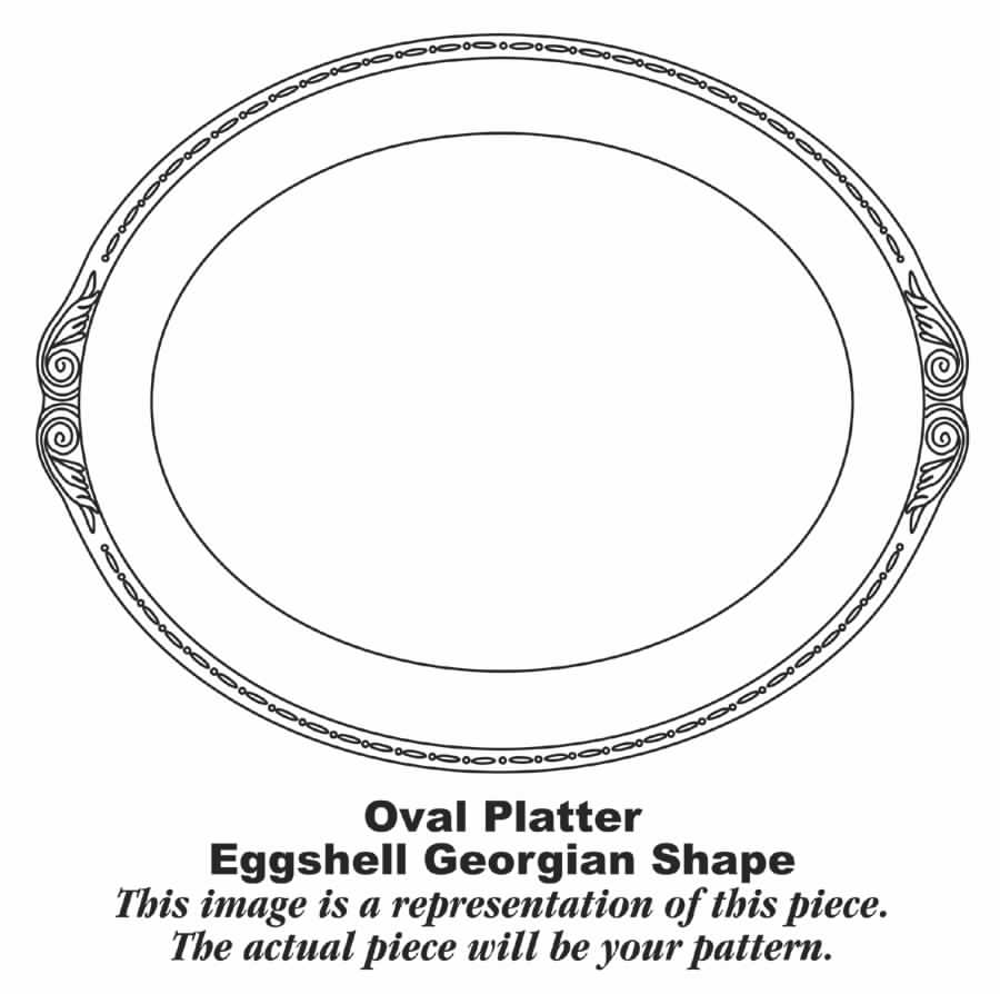 HLC1367 16" Oval Serving Platter by Homer Laughlin -1
