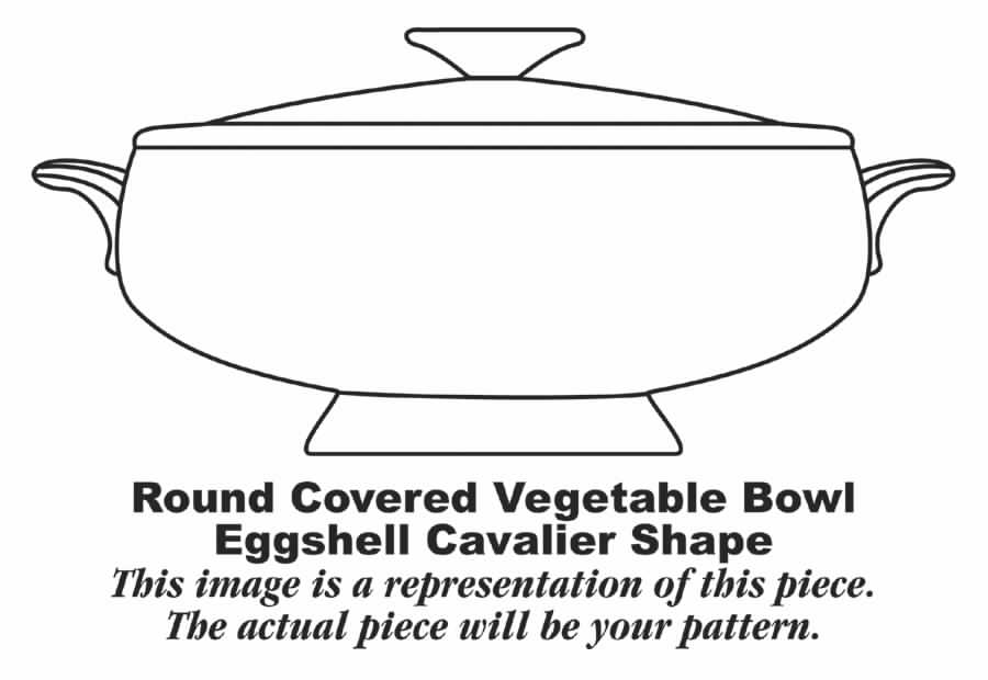 Sunrise Round Covered Vegetable by Homer Laughlin -1