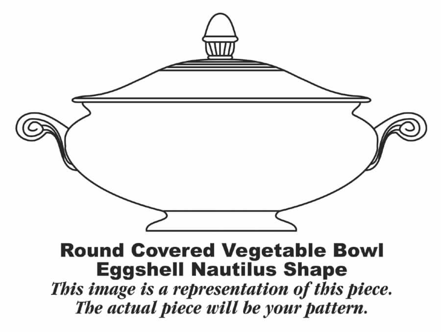 N1662 Round Covered Vegetable by Homer Laughlin -1