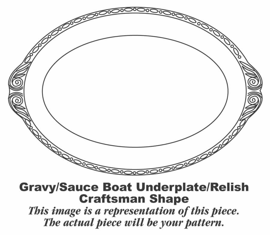 HLC968 Relish/Gravy Underplate by Homer Laughlin -1