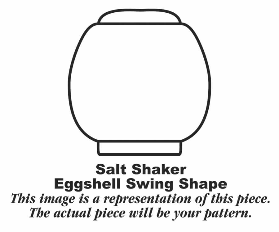 Organdy Green Salt Shaker by Homer Laughlin -1