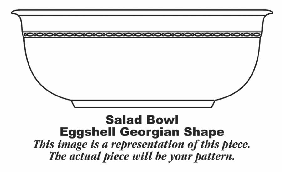 G3497 9" Salad Serving Bowl by Homer Laughlin -1