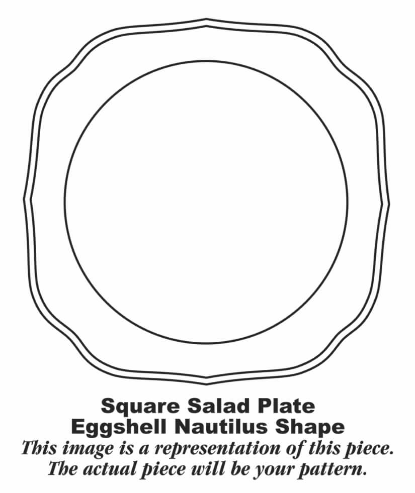 Pink Radiance Square Salad Plate by Homer Laughlin -1