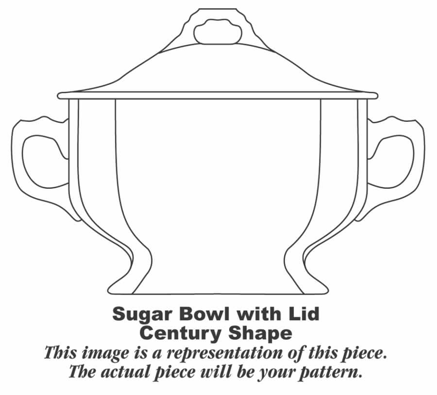 HLC973 Sugar Bowl & Lid by Homer Laughlin -1