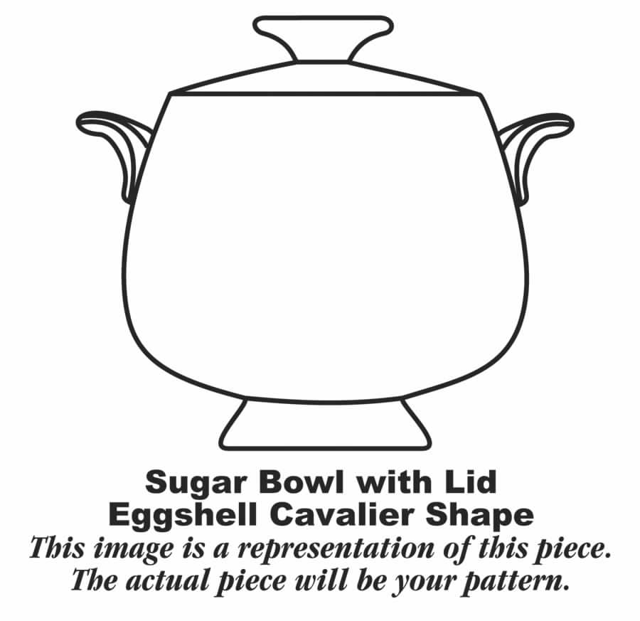 HLC3148 Sugar Bowl & Lid by Homer Laughlin -1