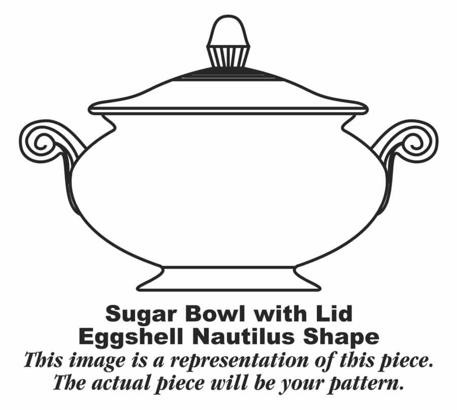 N1652 Sugar Bowl & Lid by Homer Laughlin -1