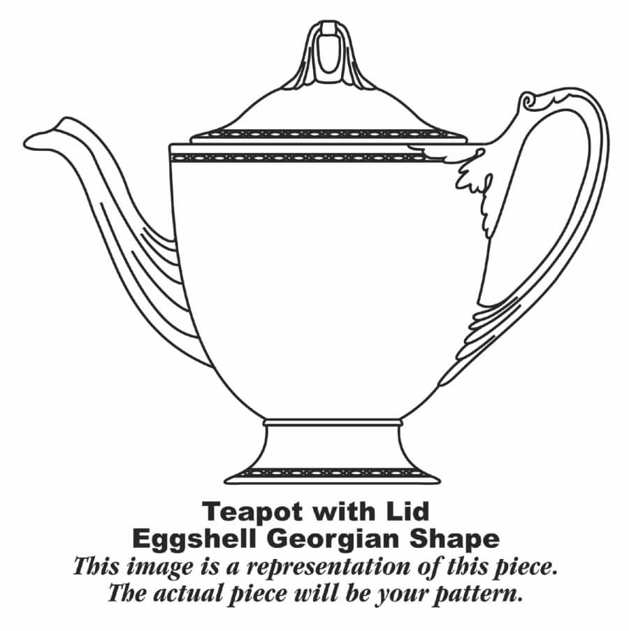G3549 Teapot & Lid by Homer Laughlin -1