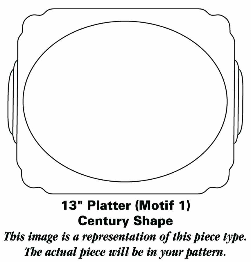 C17 13" Oval Serving Platter by Homer Laughlin -1