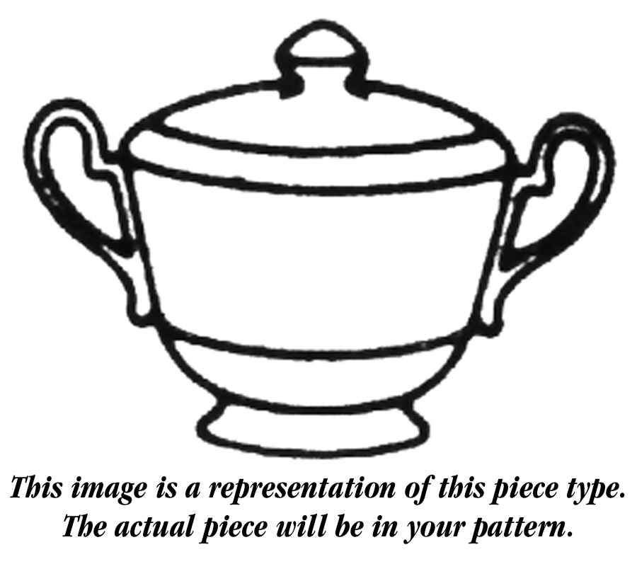 Cameo Sugar Bowl & Lid by Franciscan-1