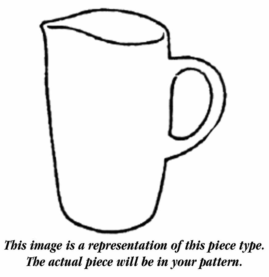 Eclipse White 32 Oz Pitcher by Franciscan-1