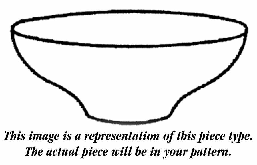 Sandalwood (Platinum Trim) Individual Salad Bowl by Franciscan-1
