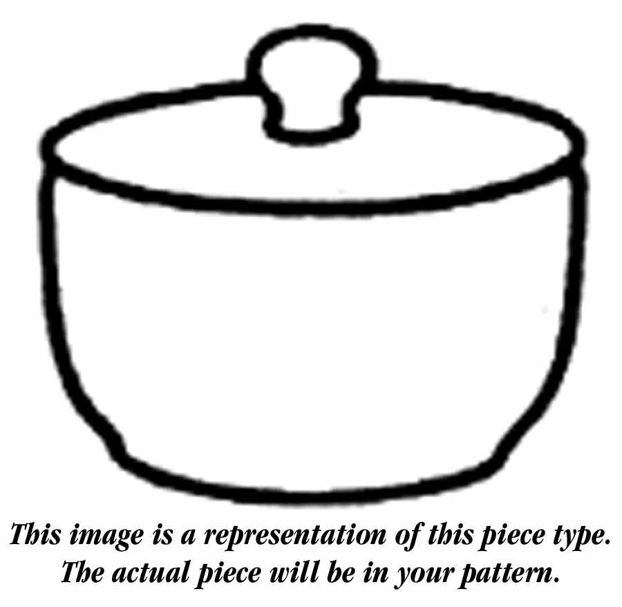 Hacienda Gold (England) Sugar Bowl & Lid by Franciscan-1