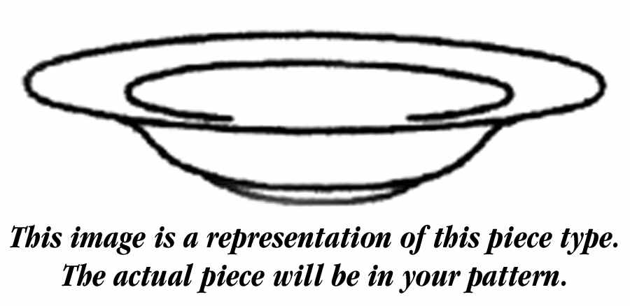 Mountain Laurel Rim Fruit/Dessert (Sauce) Bowl by Franciscan-1