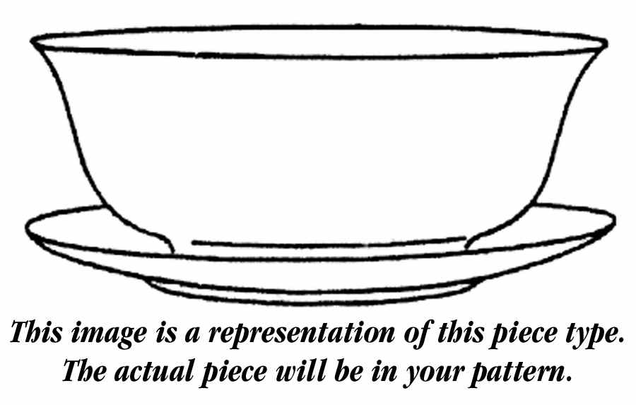 Rondelay Gravy Boat with Attached Underplate by Franciscan-1