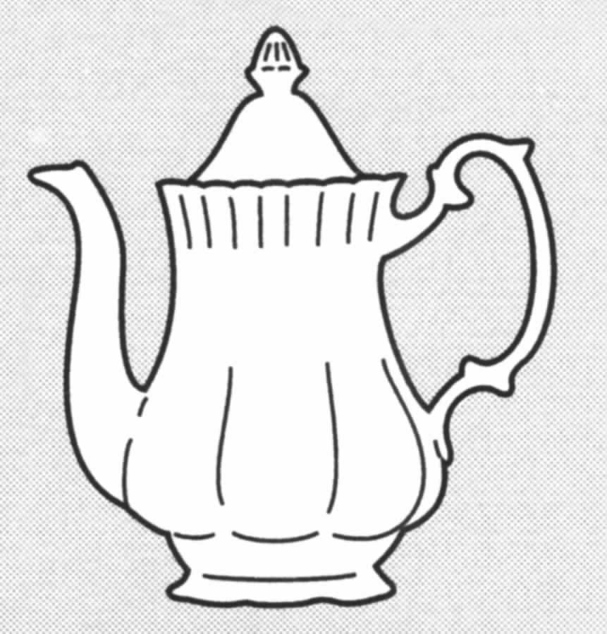 Marguerite (Montrose Shape) Coffee Pot & Lid by Royal Albert-1