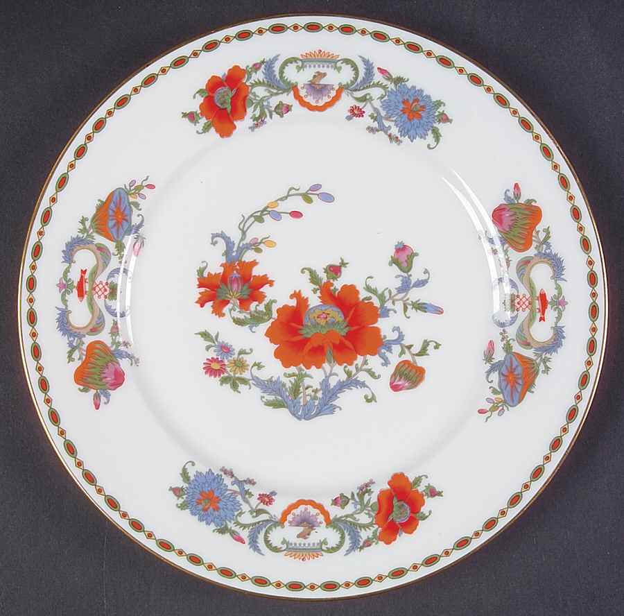 Vieux Chine (Empire, White) Salad Plate by Raynaud-1