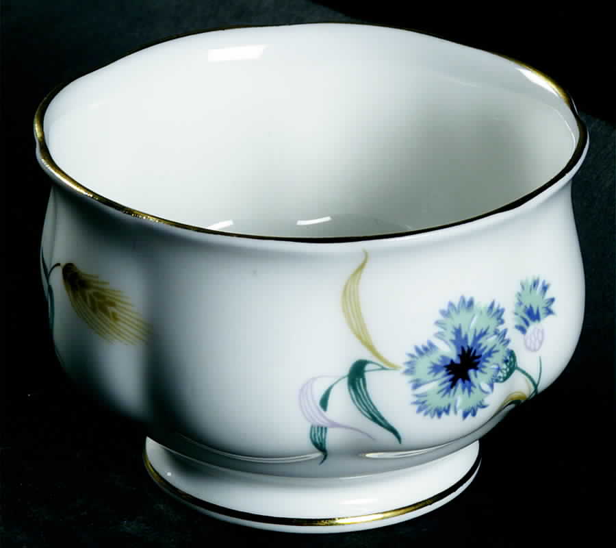 Cornflower Mini Open Sugar Bowl by Royal Albert-1