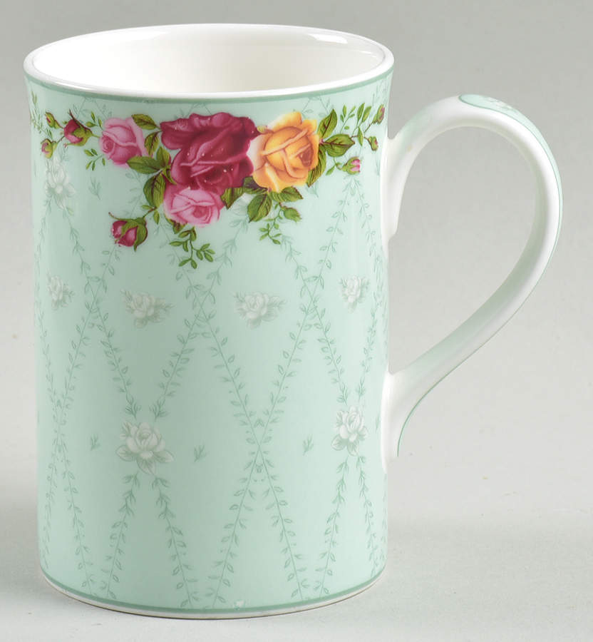 Peppermint Damask Mug by Royal Albert-1