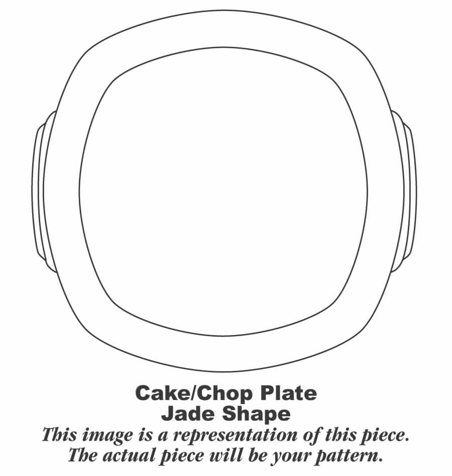 HLC541 10" Chop Plate (Round Platter) by Homer Laughlin -1
