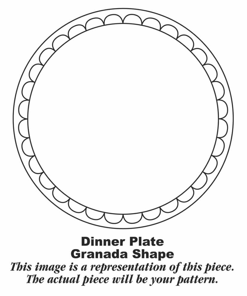 Fantasy (Granada Shape) Dinner Plate by Homer Laughlin -1