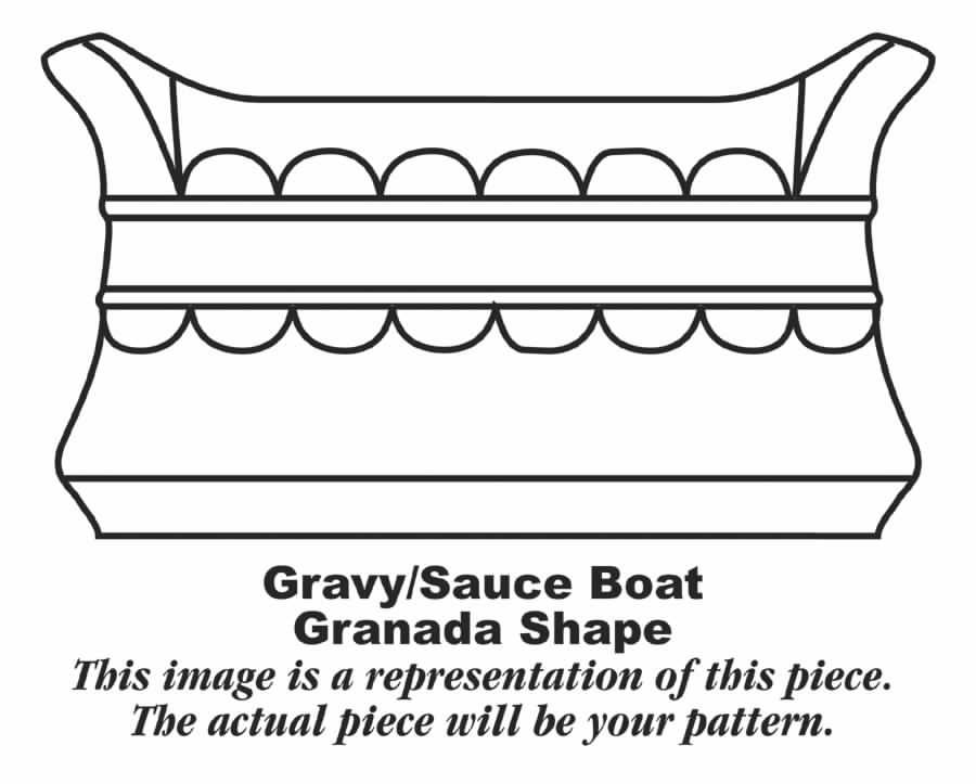 Gold Cortez Gravy Boat by Homer Laughlin -1