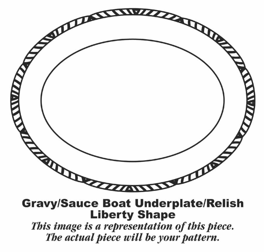 HLC87 Underplate for Gravy Boat by Homer Laughlin -1