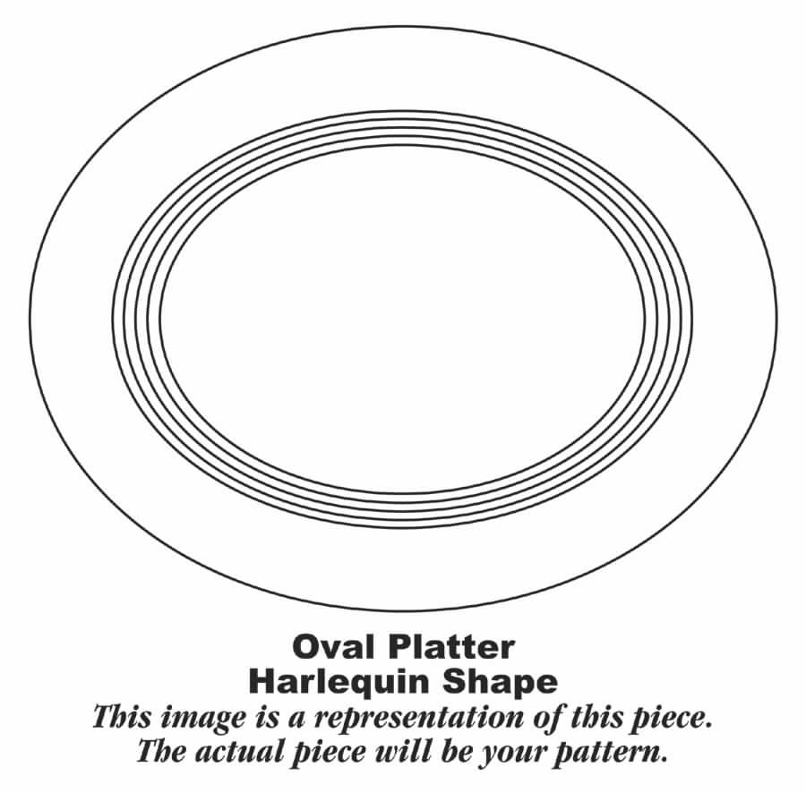 B1141 13" Oval Serving Platter by Homer Laughlin -1