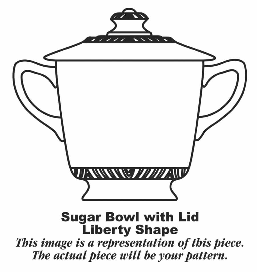 HLC542 Sugar Bowl & Lid by Homer Laughlin -1