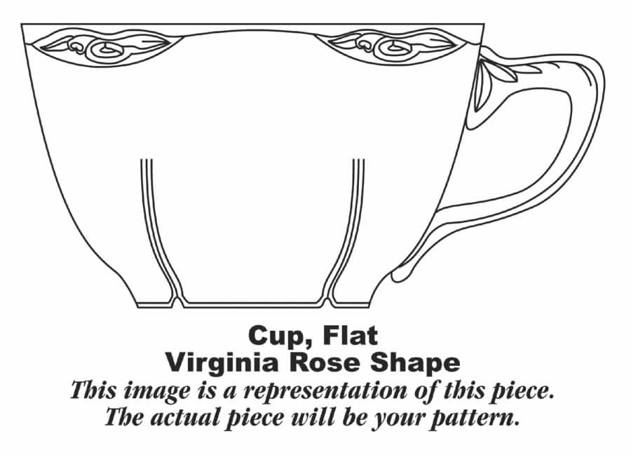 VR266 Flat Cup by Homer Laughlin -1