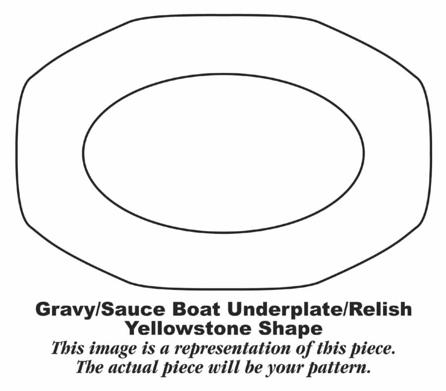 W426 Underplate for Gravy Boat by Homer Laughlin -1