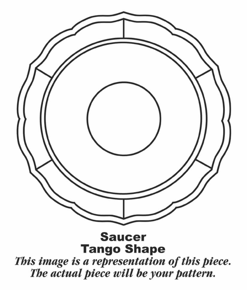 Tango Blue Saucer by Homer Laughlin -1