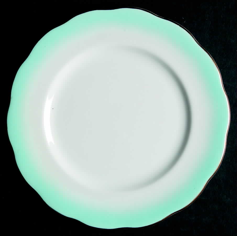 Rainbow Aqua Bread & Butter Plate by Royal Albert-1