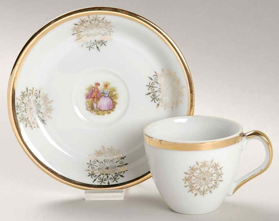 RBA18 Flat Demitasse Cup & Saucer Set by Royal Bavaria-1