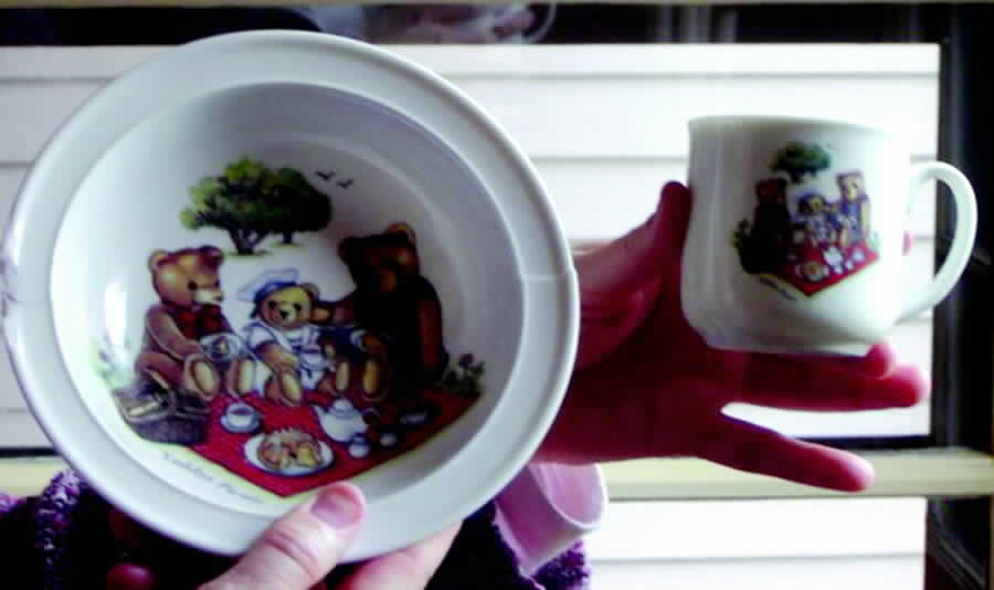 Bear Henry and Friends (2 Piece) Child's Set by Reutter Porzellan-1