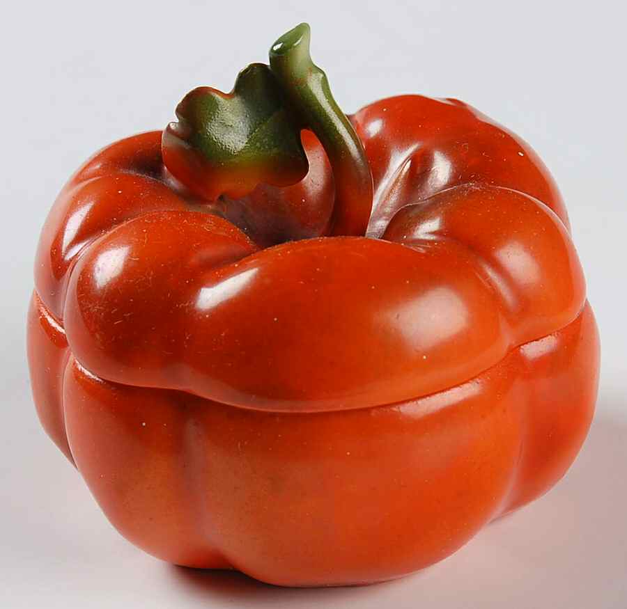 Tomato Small Trinket Box & Lid by Royal Bayreuth-1