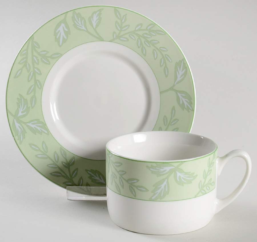 Dutch Garden Flat Cup & Saucer Set by Reed & Barton-1