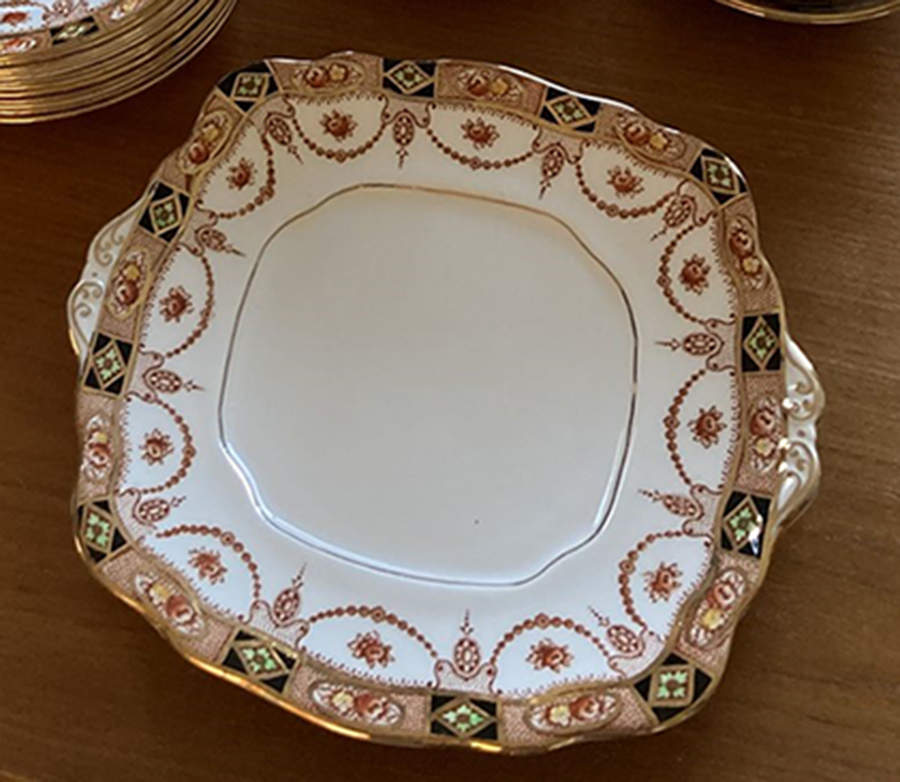 Hampton Square Cake Plate by Royal Staffordshire-1