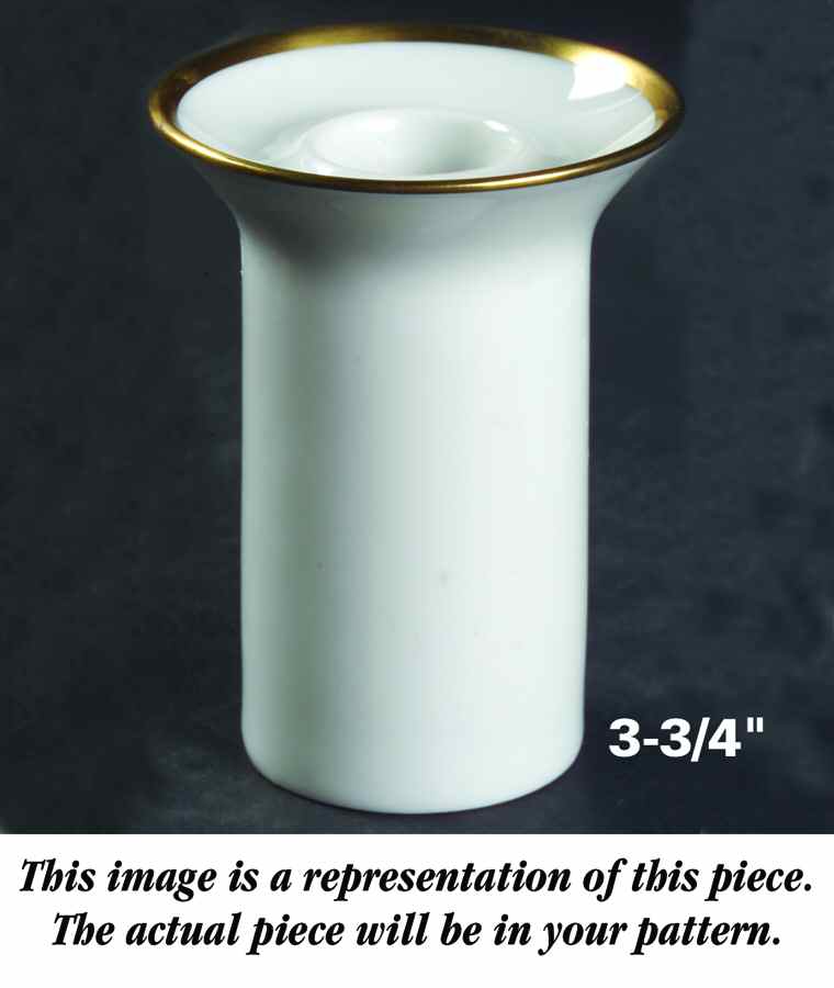 Gala Grey (Platinum Trim) 3" Candlestick by Rosenthal - Continental-1
