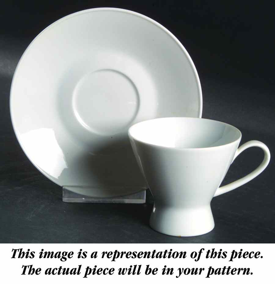 Japanese Quince (Gold Trim) Footed Demitasse Cup & Saucer Set by Rosenthal - Continental-1