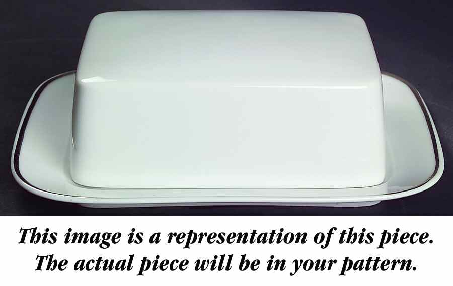 Japanese Quince (Gold Trim) Square Covered Butter by Rosenthal - Continental-1