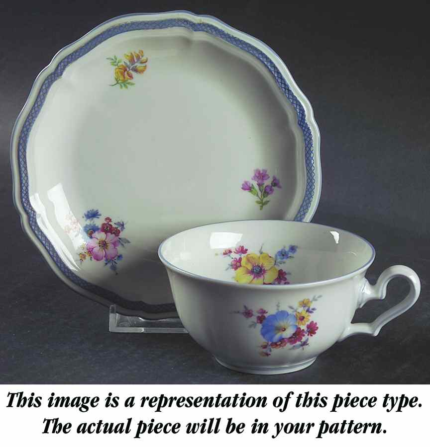 R145 Flat Cup & Saucer Set by Rosenthal - Continental-1