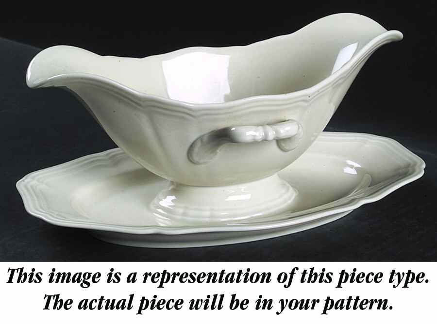 R145 Gravy Boat with Attached Underplate by Rosenthal - Continental-1